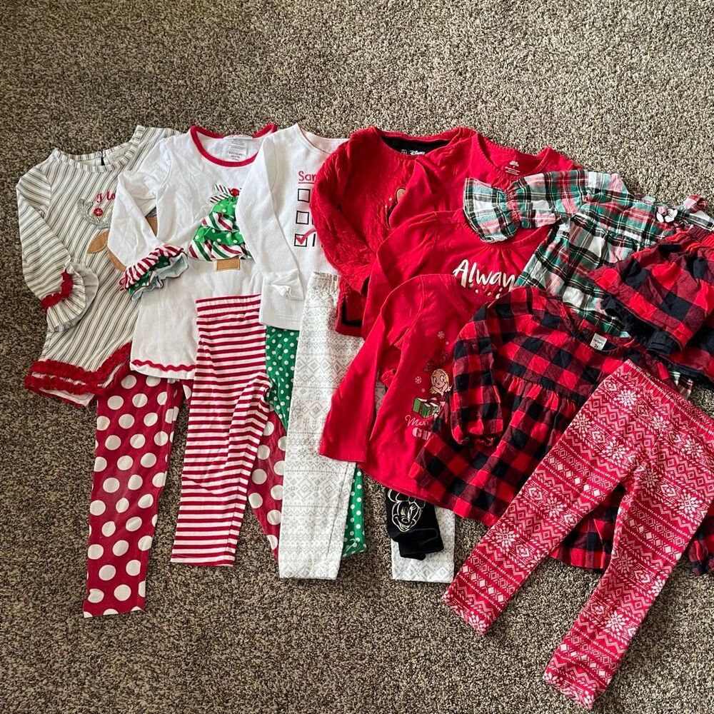 3T girls Christmas/winter clothing bundle